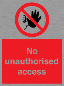 No unauthorised access